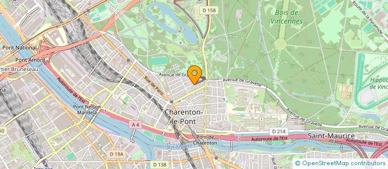 localisation de l'entreprise ETSAH  CHARENTON-LE-PONT