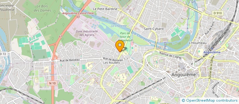 localisation de l'entreprise ETSC RENOV à ANGOULEME