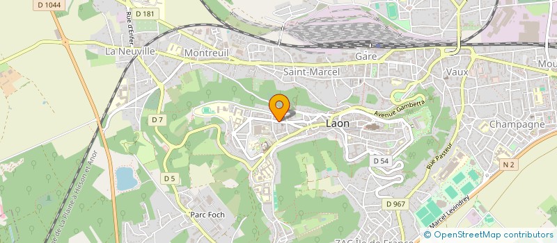 localisation de l'entreprise ETSCALE à LAON