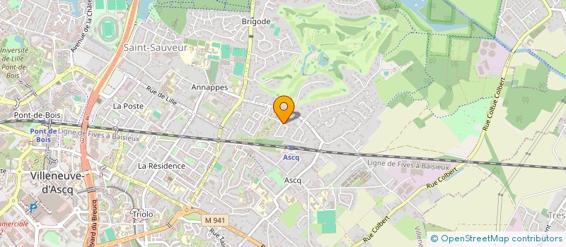 localisation de l'entreprise ETSI à VILLENEUVE-D'ASCQ