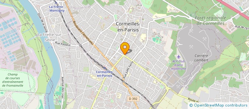 localisation de l'entreprise ETSM à CORMEILLES-EN-PARISIS