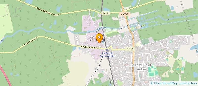 localisation de l'entreprise ETSO à LA FERTE-SAINT-AUBIN