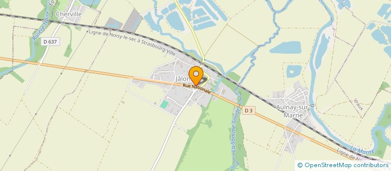 localisation de l'entreprise ETSPPMM  JALONS