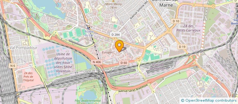 localisation de l'entreprise ETT  CRETEIL