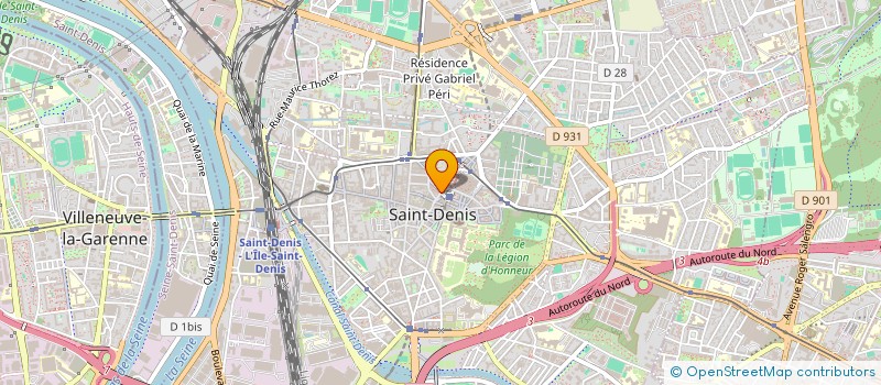 localisation de l'entreprise ETT VIDEO COM à SAINT-DENIS
