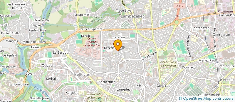 localisation de l'entreprise ETTA PEINTURE à BREST