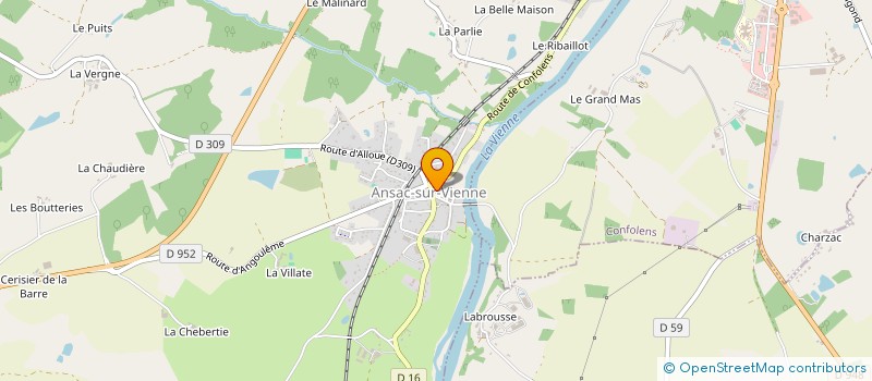 localisation de l'entreprise ETTA5  ANSAC-SUR-VIENNE