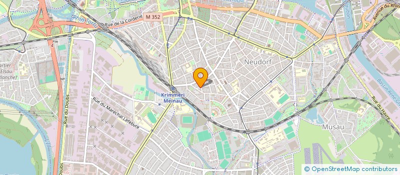 localisation de l'entreprise ETTEDGUI - HENRION  STRASBOURG