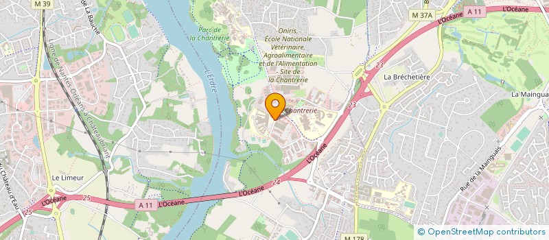 localisation de l'entreprise ETTELIOT à NANTES
