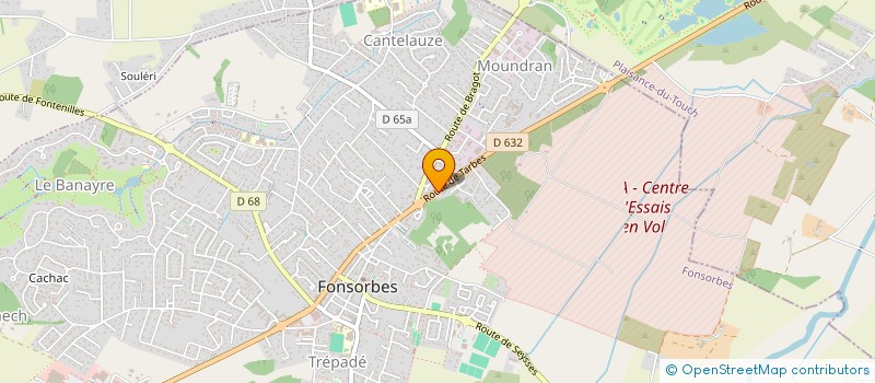 localisation de l'entreprise ETTHIER  FONSORBES