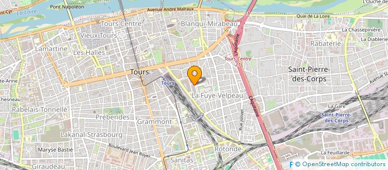 localisation de l'entreprise ETTIQE 37 à TOURS