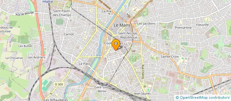 localisation de l'entreprise ETTORE à LE MANS