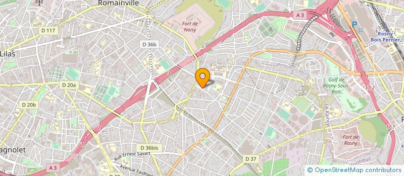 localisation de l'entreprise ETTORE VINI  MONTREUIL