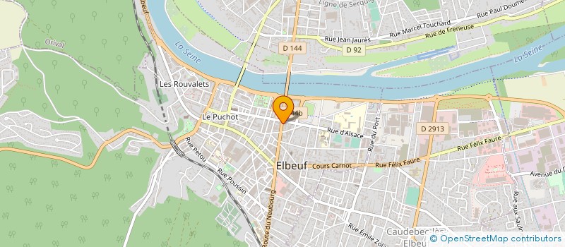 localisation de l'entreprise ETTP AUDIT ET GESTION  ELBEUF