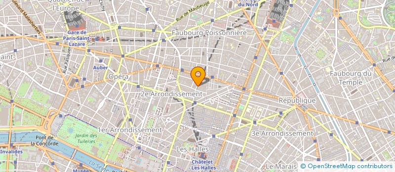 localisation de l'entreprise ETTY à PARIS