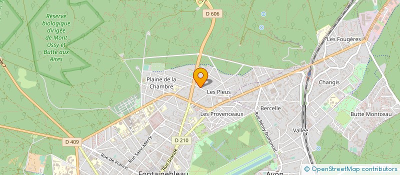 localisation de l'entreprise ETU ISOLATION THERM PHONIQUE à FONTAINEBLEAU