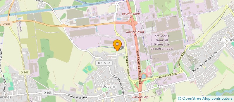 localisation de l'entreprise ETU-JOBS à HAISNES