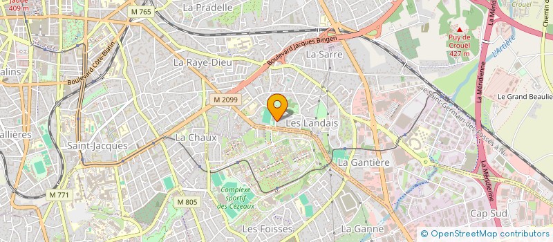 localisation de l'entreprise ETUD CONCEPT à CLERMONT-FERRAND