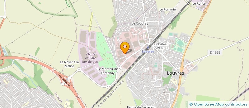 localisation de l'entreprise ETUD CONSTRUC APPAR MECANIQ à LOUVRES
