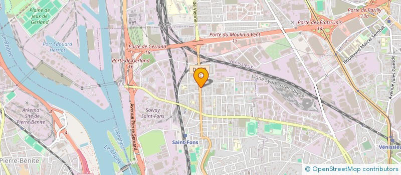 localisation de l'entreprise ETUD FAB SELF TRANSFORMATEURS  SAINT-FONS