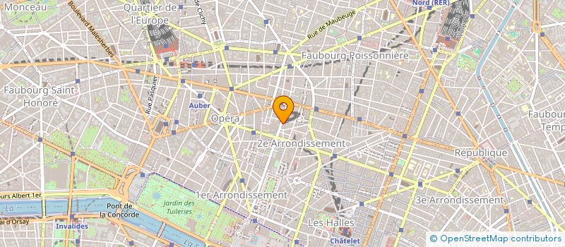 localisation de l'entreprise ETUD FINANC REALIS INFORMATIQ GEST EPARG à PARIS