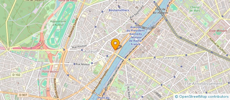 localisation de l'entreprise ETUD REALIS IMMO ARCHIT SERIMA  PARIS