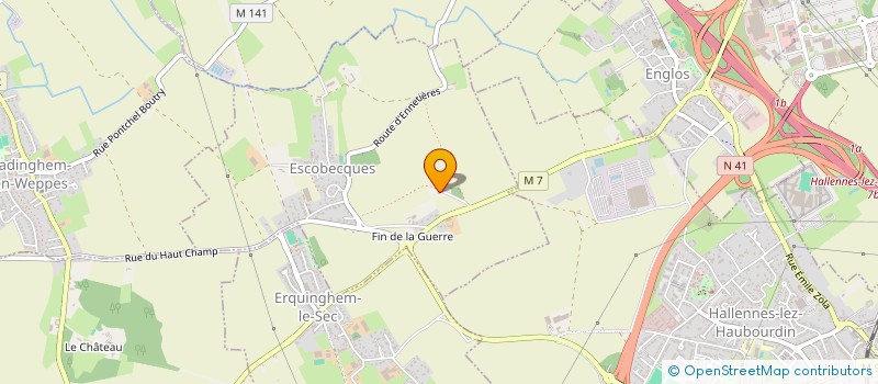 localisation de l'entreprise ETUD SUIVIS REALISAT INDUSTR ADAPTEES à ESCOBECQUES