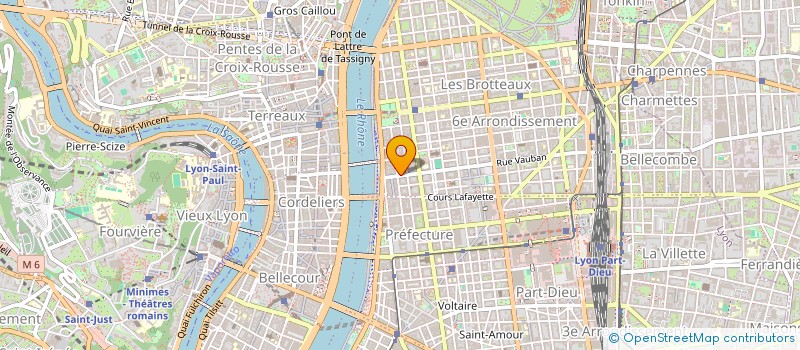 localisation de l'entreprise ETUD TECHNIQ APPLIQ AGENCEM à LYON