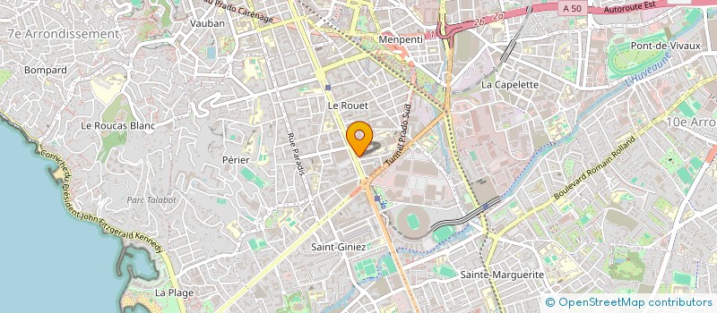 localisation de l'entreprise ETUDADOM à MARSEILLE