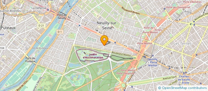 localisation de l'entreprise ETUDE 2K à NEUILLY-SUR-SEINE