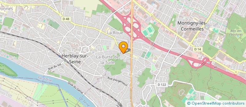localisation de l'entreprise ETUDE 2KMC à MONTIGNY-LES-CORMEILLES