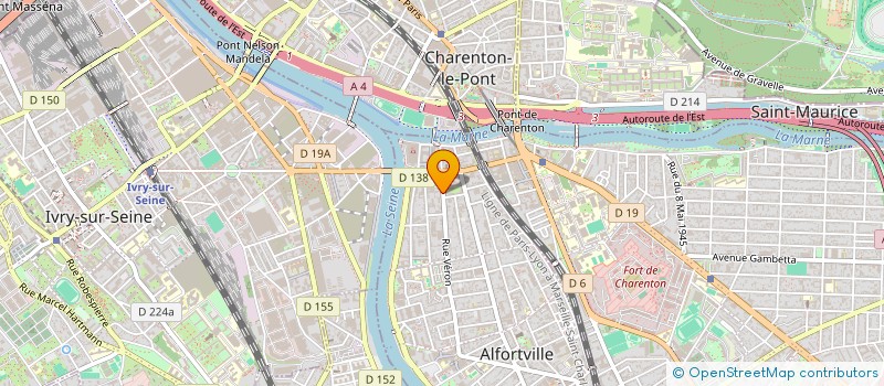 localisation de l'entreprise ETUDE ALFORT à ALFORTVILLE