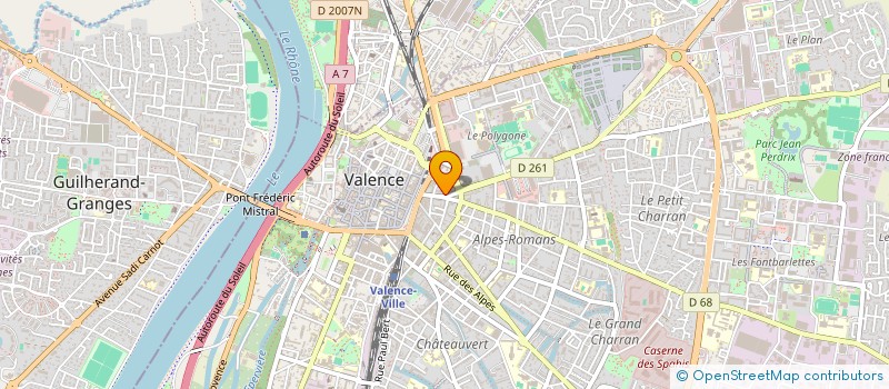 localisation de l'entreprise ETUDE ANALYSE DE MARCHE REPRESENTATION à VALENCE
