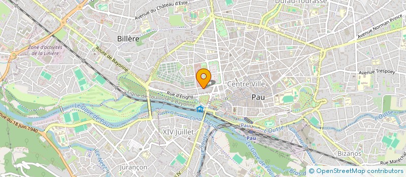 localisation de l'entreprise ETUDE BAYARD, NOTAIRES ASSOCIES à PAU