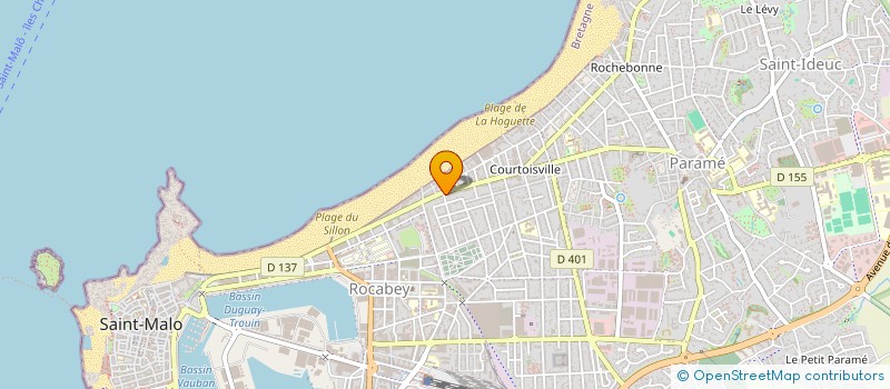 localisation de l'entreprise ETUDE BELEM, EDITH CARVALHO DRUAIS, NOTAIRE  SAINT-MALO