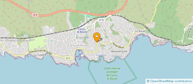 localisation de l'entreprise ETUDE C. KALFON à CARRY-LE-ROUET