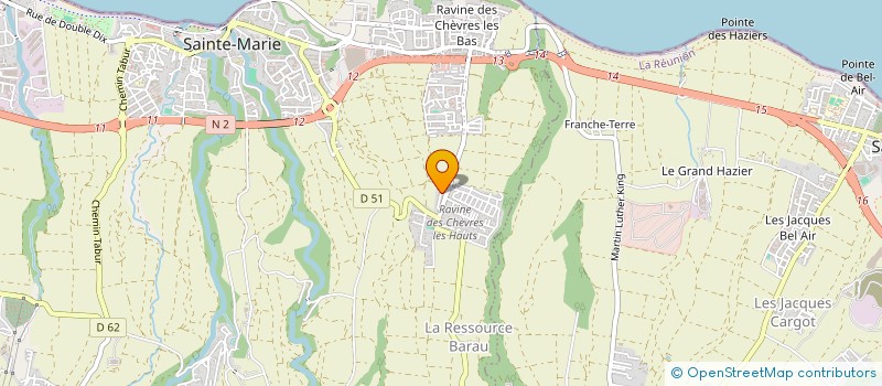 localisation de l'entreprise ETUDE CABLAGE AUTOMATISME DISTRIBUTION à SAINTE-MARIE