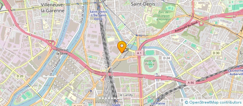 localisation de l'entreprise ETUDE CABLAGE RESEAUX à SAINT-DENIS