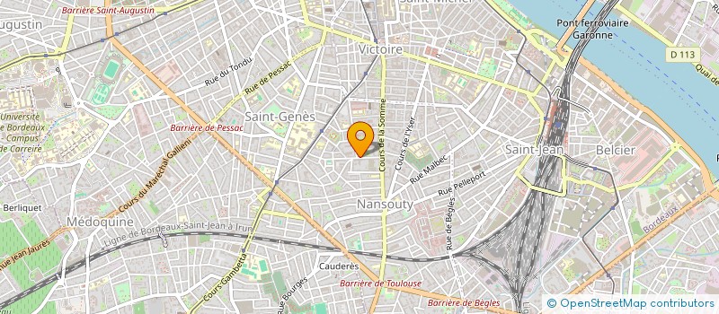 localisation de l'entreprise ETUDE CHARRIER BETOUS, NOTAIRES ASSOCIES  BORDEAUX