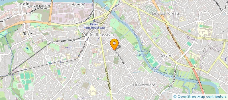 localisation de l'entreprise ETUDE CLEMENCEAU  REZE