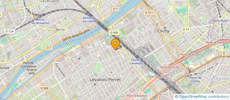 localisation de l'entreprise ETUDE CONCEPT à LEVALLOIS-PERRET