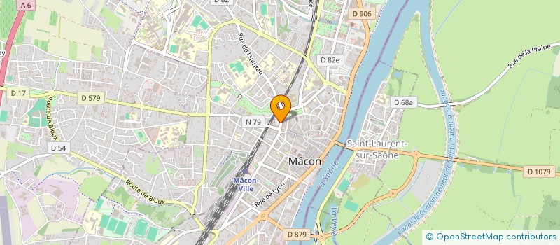 localisation de l'entreprise ETUDE CONCEPT TRAVAUX à MACON