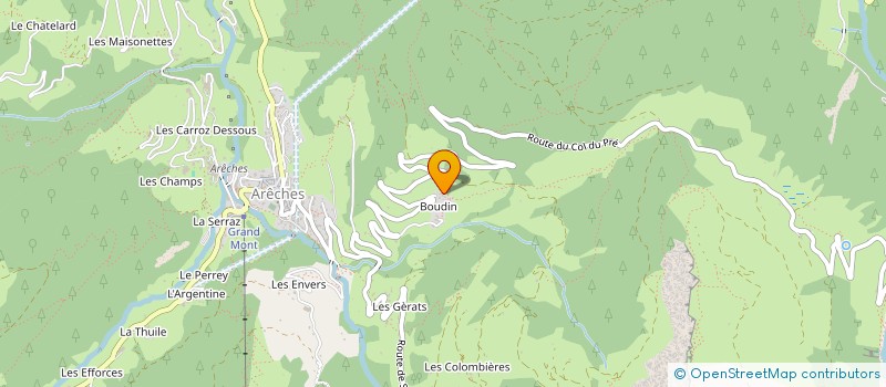 localisation de l'entreprise ETUDE CONCEPTION CONSEIL ELECTRICITE  BEAUFORT