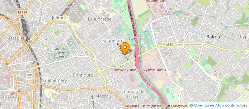 localisation de l'entreprise ETUDE CONCEPTION REALISATION D'INSTALLATIONS TECHNIQUES à TOULOUSE