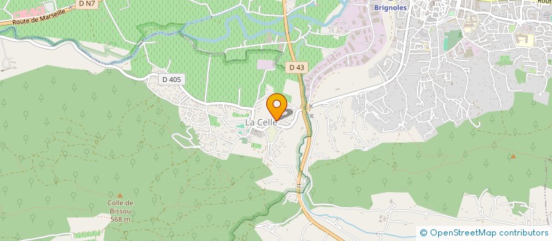 localisation de l'entreprise ETUDE CONCEPTION REALISATION MULTIMEDIA  LA CELLE