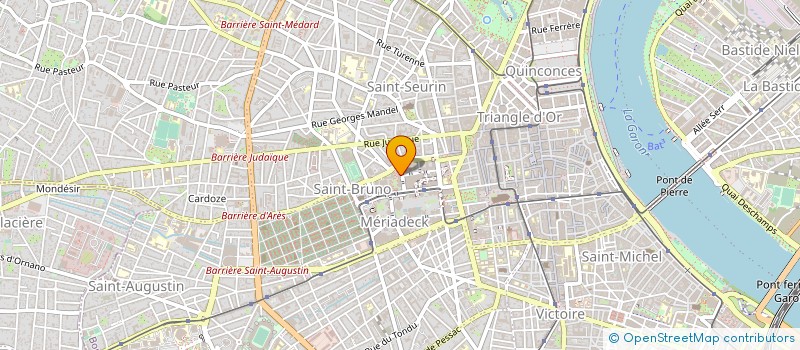 localisation de l'entreprise ETUDE CONCEPTIONS REALISATIONS à BORDEAUX