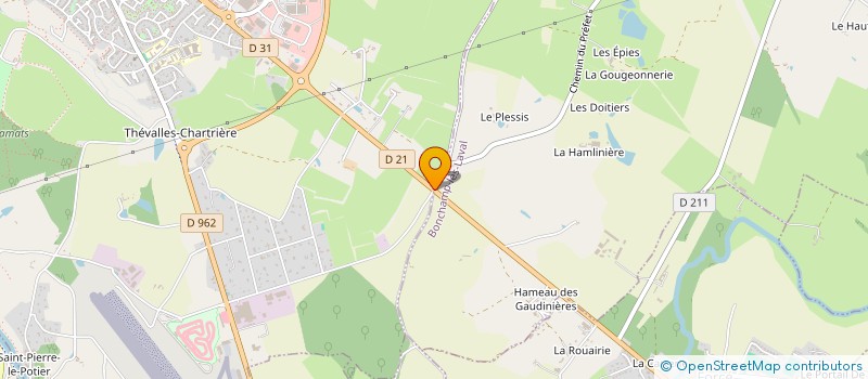 localisation de l'entreprise ETUDE CONDITIONNEMENT PALETTISATION à LAVAL