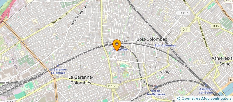 localisation de l'entreprise ETUDE CONSEIL HABITAT à LA GARENNE-COLOMBES