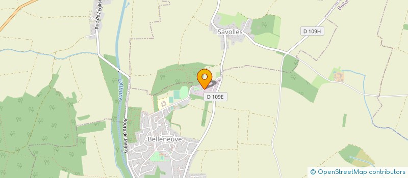 localisation de l'entreprise ETUDE CONSEIL PROTECTION DE L'HABITAT à BELLENEUVE