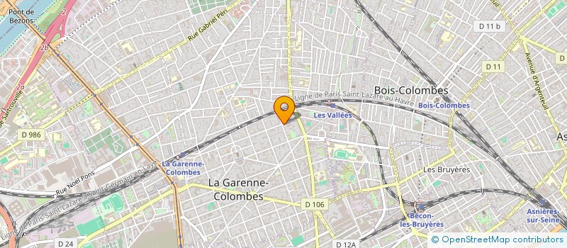 localisation de l'entreprise ETUDE CONST ECONO TECHN BATIM ECET à LA GARENNE-COLOMBES